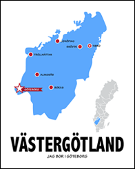 Landskapskarta - Västergötland